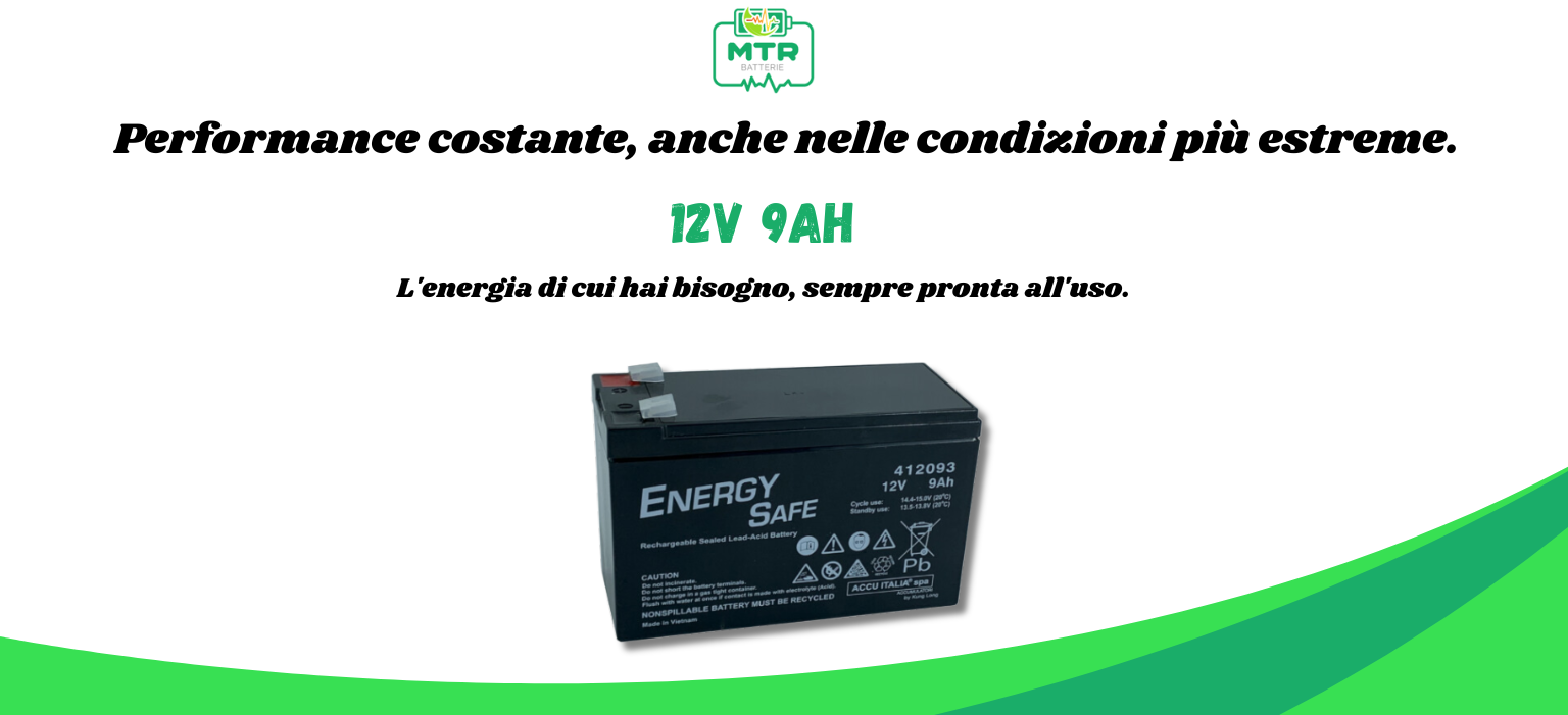 Batteria Energy Safe 12V 9Ah: Guida Completa e Vantaggi